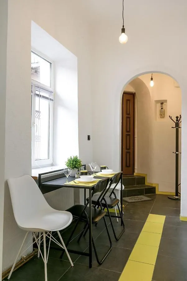 Red And Yellow Apartment Modern Lviv