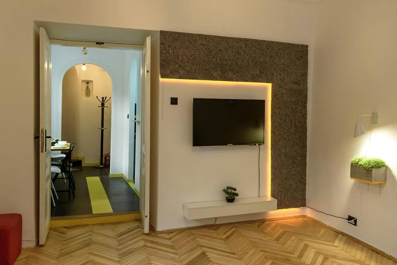 Red And Yellow Apartment Modern Lviv