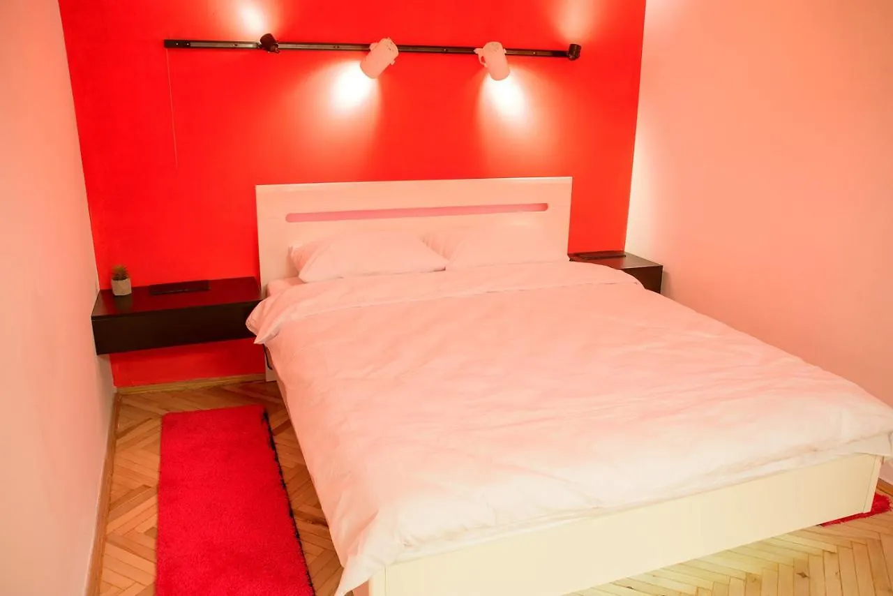 Red And Yellow Apartment Modern Lviv